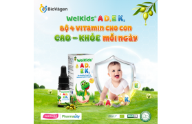 ​WelKids ADEK = D3K2 + A,E cho con Cao hơn, Khỏe hơn mỗi ngày